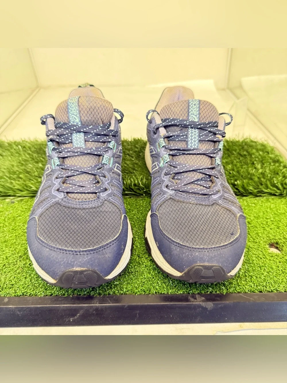 Asics Gel Venture 7 Womens Navy Blue 1012A476 Sz 9